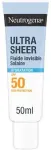 Neutrogena Hydratation Ultra Sheer SPF 50 &ndash; nematomas drėkinamasis fluidas 50ml