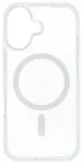 Drop Glue Colorful Ring phone case with MagSafe support for iPhone 17 white