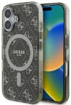 Guess IML 4G Background MagSafe Aizsargapvalks Priek&scaron; Apple iPhone 16 Plus