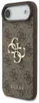 Guess 4G Big Logo Case Aizsargapvalks priek&scaron; iPhone Air / brūns