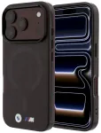 BMW M IML Frosted Metal Logo & Trims MagSafe Aizsargapvalks priek&scaron; iPhone 18 Pro Max / 17 Pro Max / bordo