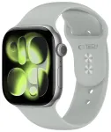 TECH-PROTECT SILICONE APPLE WATCH 8 / 9 / 10 / 11 / 12 / SE / ULTRA (44 / 45 / 46 / 49 MM) LUNAR GREY