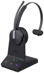 Yealink WH64 Mono Teams DECT/Bluetooth belaidės ausinės su mikrofonu juodos
