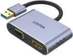 Kompiuterinės technikos priedai Unitek UNITEK V1304A USB-A - HDMI VGA adapteris