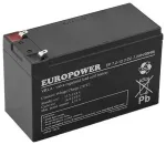 AGM baterija EUROPOWER serija EP 12V 7.2Ah (Tarnavimo laikas 6-9 metai)