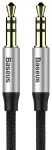 Baseus Audio Yiven M30 Kabelis 1.5M Silver/Black (CAM30-CS1)