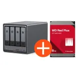 UGREEN NASync DXP4800 Plus NAS sistema 4 lizdų 8TB įskaitant 1x WD WD80EFPX NAS HDD - 8 TB