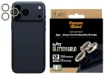 Tempered glass lens protector PanzerGlass Hoops Glitter for iPhone 17 Pro | 17 Pro Max | 16 Pro
