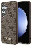 Guess GUOHCSA35G4GFBR A35 A356 rudas kietas dėklas 4G Metal Gold Logo