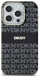DKNY DKHMP15MHRHSEK iPhone 15 Plus | 14 Plus 6.7" juodas|black kietas dėklas IML Mono & Stripe MagSafe