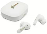 Earphone TWS Guess Script Metal Logo white