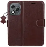 Smart Luxe odinis dėklas Honor 400 Lite rusvas