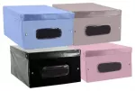 Vinilo dėžutė 50x38x24cm Cloe PVC asorti