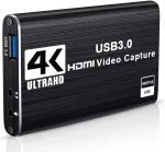 RoGer HDMI Video Capture Card 4K@60FPS / USB 3.0 / HDCP 2.2