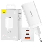 Baseus GaN5 Pro Adapteris / Lādētājs 2xUSB-C / USB / 65W