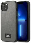 Karl Lagerfeld KLHCP13SSFMP2DG Aizsargapvalks priek&scaron; iPhone 13 mini 5.4" / sudraba