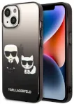 Karl Lagerfeld KLHCP14MTGKCK Aizsargapvalks priek&scaron; iPhone 14 Plus/15 Plus 6,7" / melns