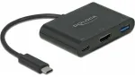 Adapteris HUB USB Delock DELOCK USB Type-C > HDMI 4K 30Hz USB Type-A/C PD