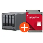 UGREEN NASync DXP4800 Plus NAS sistema 4 lizdų 16TB įskaitant 2x WD WD80EFPX NAS kietieji diskai - 8 TB