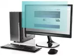 Qoltec Anti Blue Light Filter 23" | 16:9 | Eye protection | Anti Glare | Matt | for screen