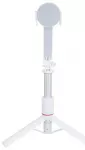 Selfie stick with wireless remote control tripod compatible with MagSafe SSTR-C09 white