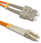Qoltec Patchcord fiber optic SC/UPC - LC/UPC | Multimode | 50/125 | OM2 | Duplex | 5m