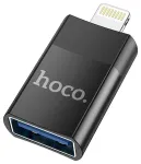 OTG adapteris &bdquo;USB-A&ldquo; į &bdquo;Lightning&ldquo; &bdquo;Hoco UA17&ldquo;, juodas