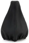 Gear lever cover- leather black yarn