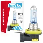 Halogen bulb H11 12V 55W LumiTec Super White +120%
