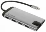 Verbatim USB-C Multiport Hubs HDMI / LAN / USB / SD / MicroSD