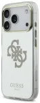 Guess PC/TPU Mirror 4G Glitter Logo MagSafe Case Aizsargapvalks priek&scaron; Apple iPhone 17 Pro Max