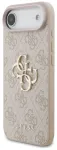 Guess 4G Big Logo Case Aizsargapvalks priek&scaron; iPhone Air / rozā