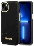 Guess GUHCP14MHGCRHK Croco Collection Aizsargapvalks priek&scaron; iPhone 14 Plus / 15 Plus 6.7" / melns