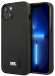 Karl Lagerfeld KLHCP13SSFMP2K Saffiano Plaque Aizsargapvalks priek&scaron; iPhone 13 mini 5,4" / melns