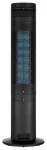 Cooling tower fan, 45W, Ion purifying, 2 ice-box, 4l water tank, 3 wind modes: Normal/Sleep/Eco, 3 speeds, Air flow 300m3/h, 7h timer, Auto swing blades 60, Remote control, Power off memory, black c