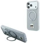 Case Karl Lagerfeld with Ring Stand 360 Karl Head Pin MagSafe for iPhone 18 Pro Max / 17 Pro Max Gra