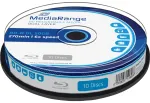 MediaRange Bluray 50GB 10 vnt. BD-R dėžutė 6x dvigubo sluoksnio