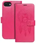 MEZZO dreamcatcher knyginio tipo telefono dėklas iPhone 7 | iPhone 8 | iPhone SE (2020) | iPhone SE (2022) rožinis