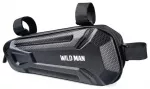 WILDMAN traveling bag under the bike frame with zipper 1,8L XT9 black