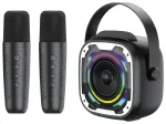 Blavec Portable Bluetooth Speaker WS-08 Karaoke Idol - 8W with 2 microphones (WS08-2MB) black