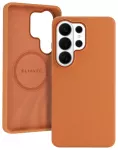 Liavec Silky telefono dėklas su MagSafe palaikymu Samsung Galaxy S26 Ultra (S948) oranžinis