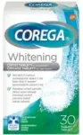 Corega Whitening 30 Dantų protezų valymo tabletės 30 vnt.