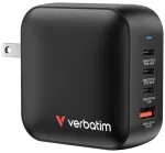 Verbatim Mini-GaN-Ladeger&auml;t 100W 4-Port, 1x USB-A , 3x USB-C (Black, PD 3.0, QC 3.0)