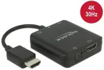Adapteris AV Delock HDMI - Toslink Black (62784)