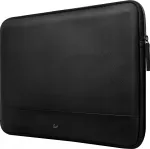 LAUT PRESTIGE Black dirbtinės odos dėklas Macbook 13"/14"