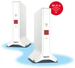 FRITZ! Mesh Set 4200 2er-Set (wei&szlig;/rot, 2x FRITZ!Repeater 3000 AX)