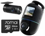 Vaizdo registratorius 70mai 70mai Omni X800 4K komplektas Black + 70mai SD kortelė 256GB
