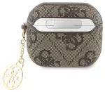 Guess 4G PU Charm Case for AirPods 3 Brown