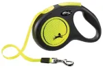 Retractable leash for dogs &ndash; Trixie New Classic Neon, Tape leash, S, 5m, (15kg)