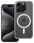 Forcell F-Protect Clear Hybrid Premium telefono dėklas su MagSafe palaikymu iPhone 15 Pro skaidrus